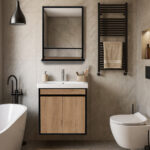 ΕΠΙΠΛΟ ΜΠΑΝΙΟΥ K529 SENSA 60 cm ΣΕ ΦΥΣΙΚΗ ΑΠΟΧΡΩΣΗ ΞΥΛΟΥ