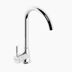 Μπαταρία Κουζίνας Ορειχάλκινη Forte M 1104-CHR Χρώμιο