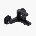 Μπαταρία Λουτρού Ορειχάλκινη Forte M 1601-BLC Ματ Μαύρο