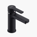 Μπαταρία Νιπτήρα Ορειχάλκινη Forte M 1602-BLC Ματ Μαύρο