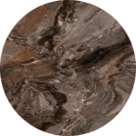 Επιφάνεια τραπεζιού με μεταλλικό στεφάνι 5163 HPL Φ80 cm - Image 3