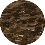 Επιφάνεια τραπεζιού με μεταλλικό στεφάνι 5139 HPL GOLD Φ80 cm - Image 3