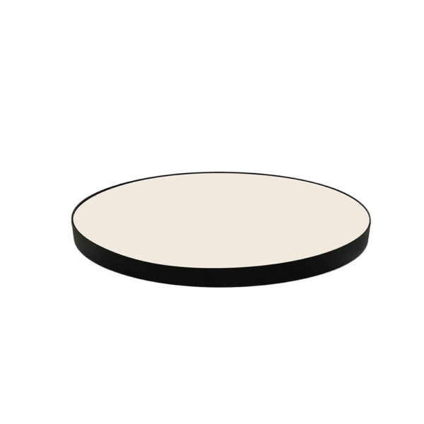 Επιφάνεια τραπεζιού με μεταλλικό στεφάνι 1039 HPL Φ70 cm