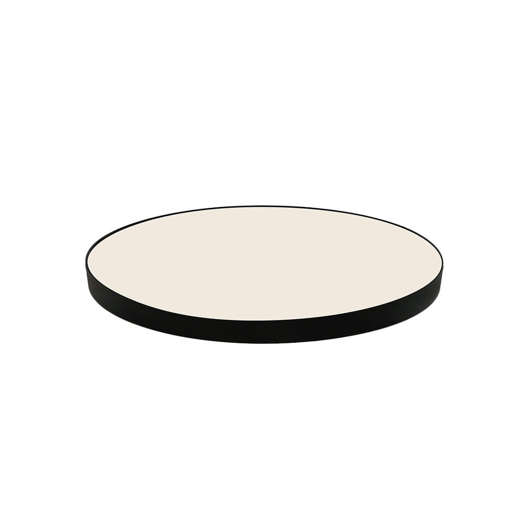 1039 BEIGE MPEZ Επιφάνεια τραπεζιού με μεταλλικό στεφάνι 1039 HPL Φ70 cm - Image 1