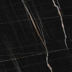 Επιφάνεια τραπεζιού με μεταλλικό στεφάνι 5175 HPL BLACK 50χ120 cm - Image 3